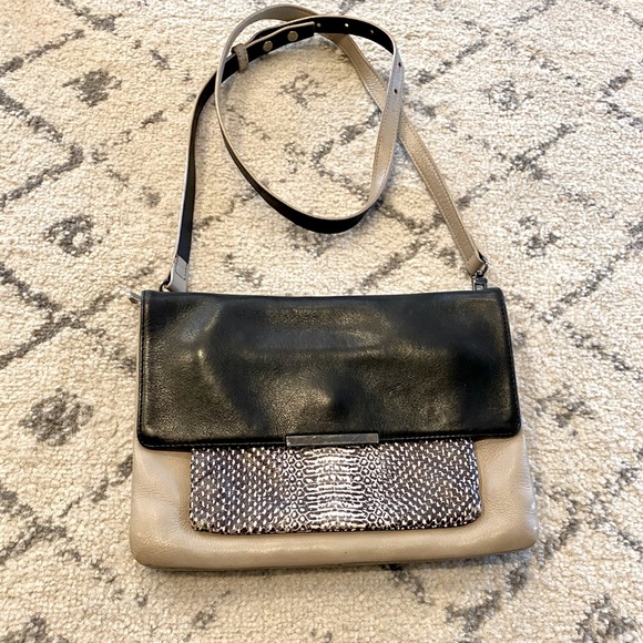 Halogen Handbags - Halogen snakeskin envelope clutch